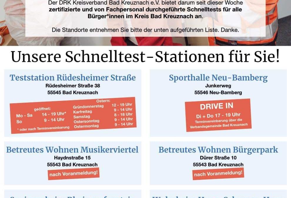 Jeder hat ein Recht für einen kostenlosen Schnelltest in der Woche!