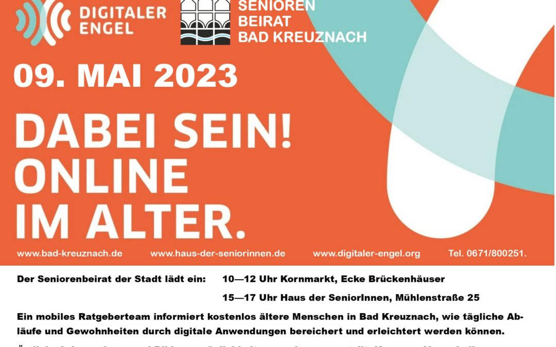 09. Mai: Digitale Engel informieren Senioren kostenlos über digitale Medien